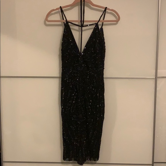 Black sequin dress - Picture 1 of 4
